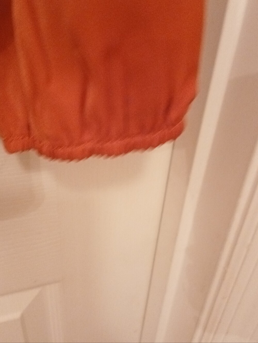 Agnes Orinda NWT Long Sleeve Blouse Women's Size 2X Rust Orange Neutral Fall - Picture 5 of 8